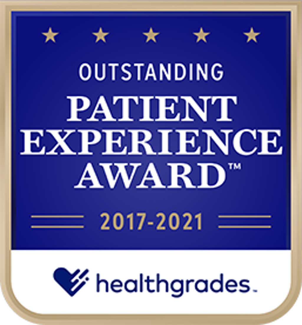 Healthgrades 2021 Outstanding Patient Experience Award