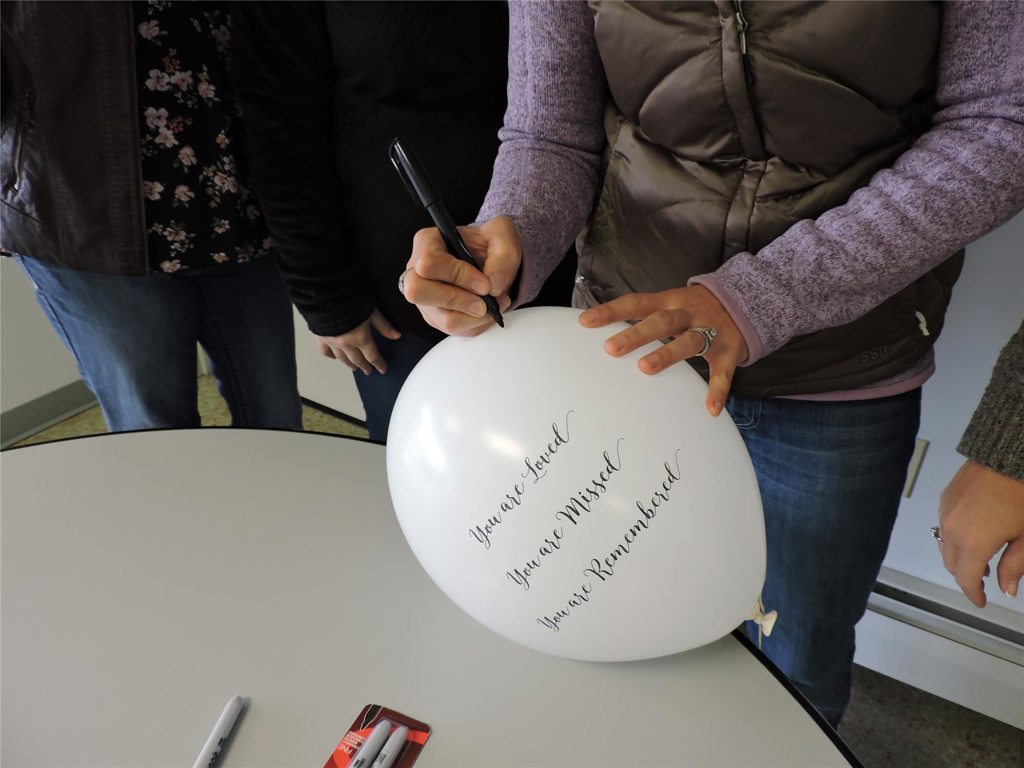 baby remembrance balloon